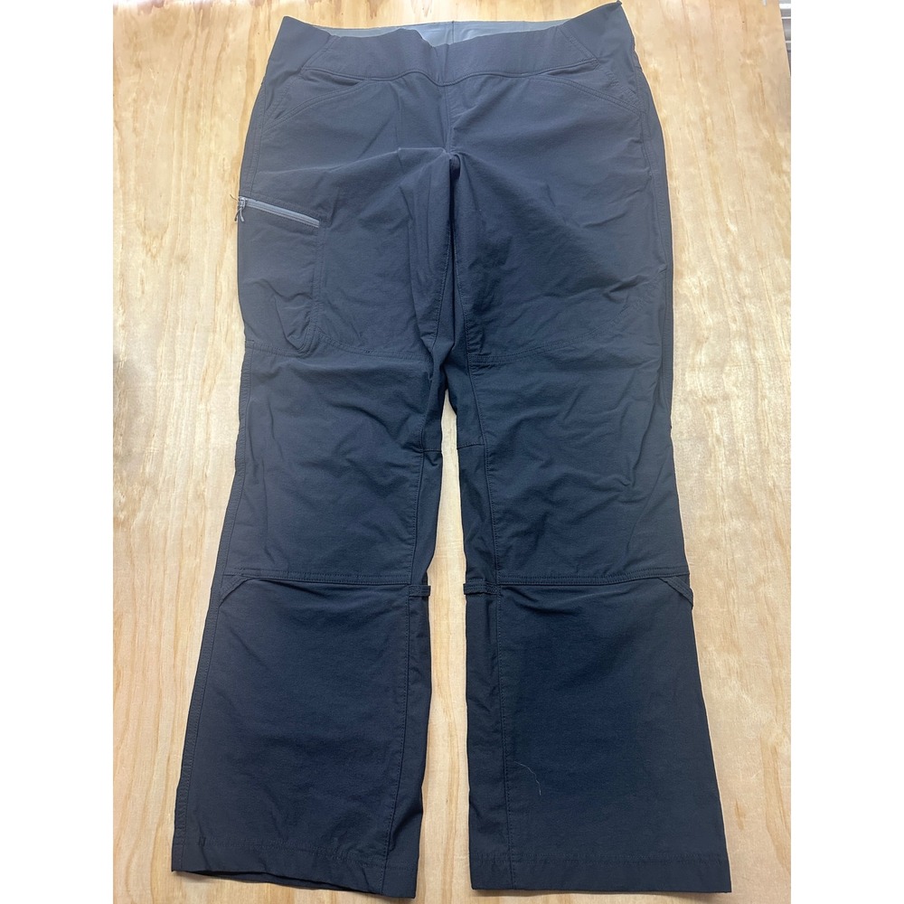 Duluth Trading Co Womens Black Dry on the Fly Stretch Cargo Pants 18 x 31